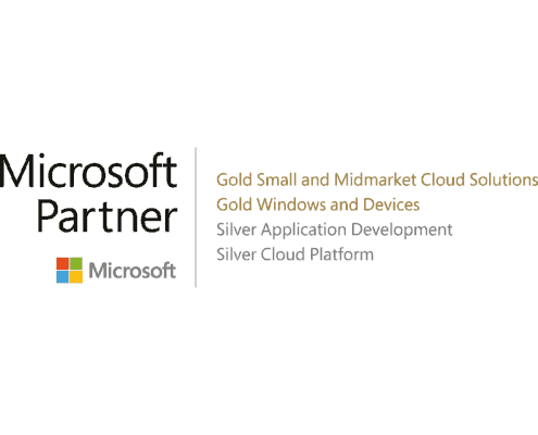 Microsoft Partnersignet Gold und Silver