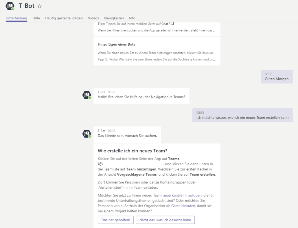 Microsoft Teams - Chat