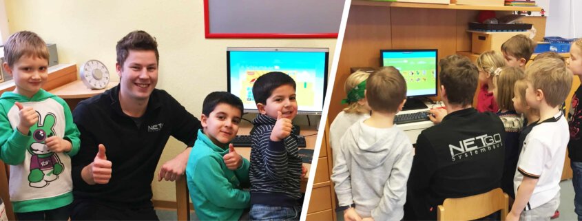 NETGO zu Gast in einem Kindergarten