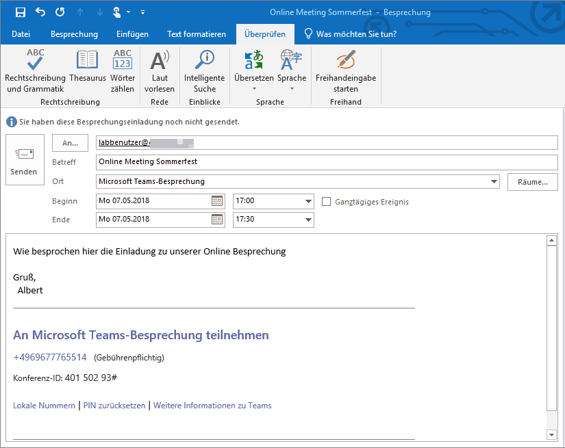 Teams-Besprechung