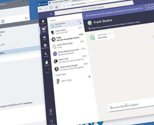 Microsoft Teams und Skype for Business