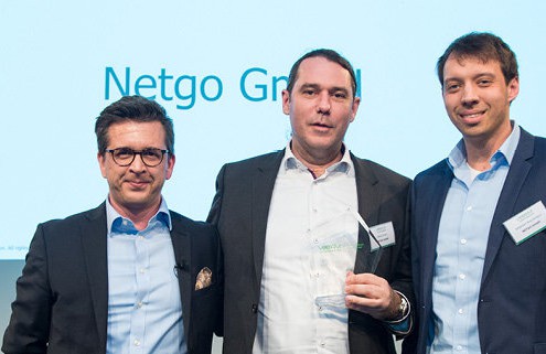 NETGO Geschäftsführung nimmt Veeam Partner Award entgegen