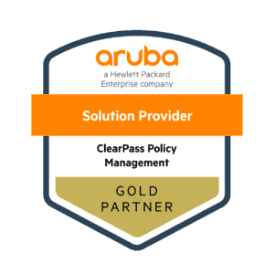 aruba Partnersignet - ClearPass Policy Management Gold Partner