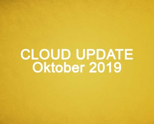 Microsoft Cloud Update Oktober 2019