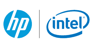 HP und Intel Logo