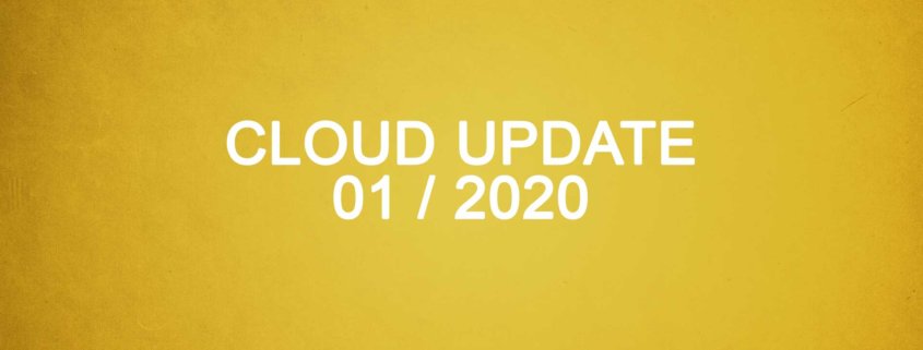 Microsoft Cloud Update 01-2020 Titelbild