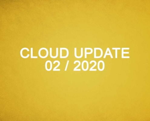 Titelbild Microsoft Cloud Update 02 / 2020