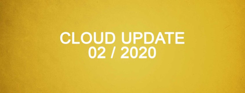 Titelbild Microsoft Cloud Update 02 / 2020