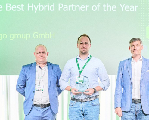 Best Hybrid Partner - netgo mit Veeam Award ausgezeichnet.