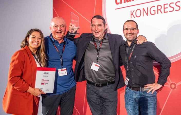 netgo ist beim ChannelPartner Kongress in Düsseldorf dank großartiger Bewertungen zufriedener Kunden als „Bester IT-Dienstleister 2022“ ausgezeichnet worden.