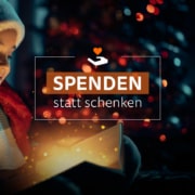 Auch in diesem Jahr ist netgo bei der Aktion Spenden statt Schenken wieder dabei.