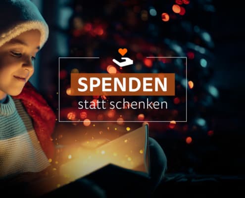 Auch in diesem Jahr ist netgo bei der Aktion Spenden statt Schenken wieder dabei.