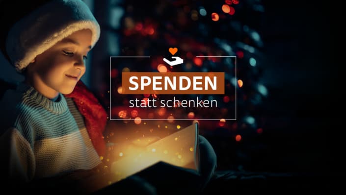 Auch in diesem Jahr ist netgo bei der Aktion Spenden statt Schenken wieder dabei.